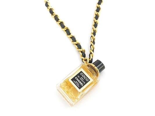 CHANEL COCO/Chain Necklace/Perfume Necklace