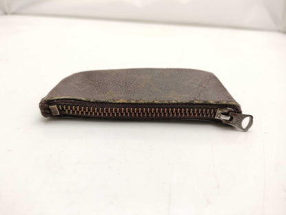 LOUIS VUITTON Monogram Pochette Cle/Bifold Wallet