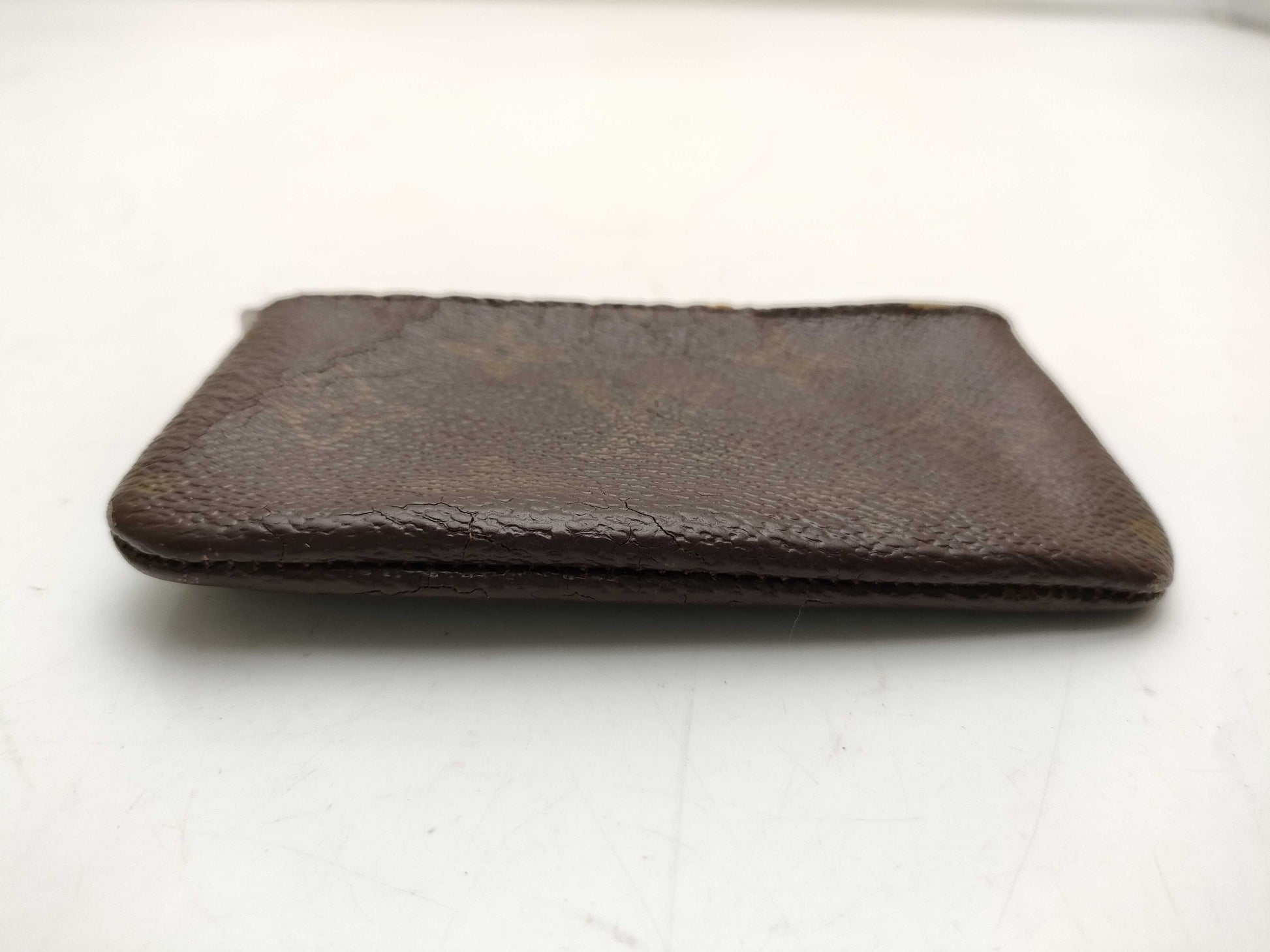 LOUIS VUITTON Monogram Pochette Cle/Bifold Wallet