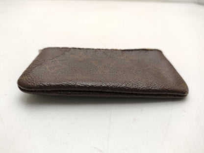 LOUIS VUITTON Monogram Pochette Cle/Bifold Wallet