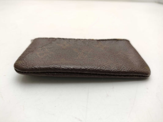 LOUIS VUITTON Monogram Pochette Cle/Bifold Wallet