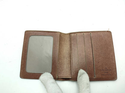 LOUIS VUITTON Monogram Pochette Cle/Bifold Wallet
