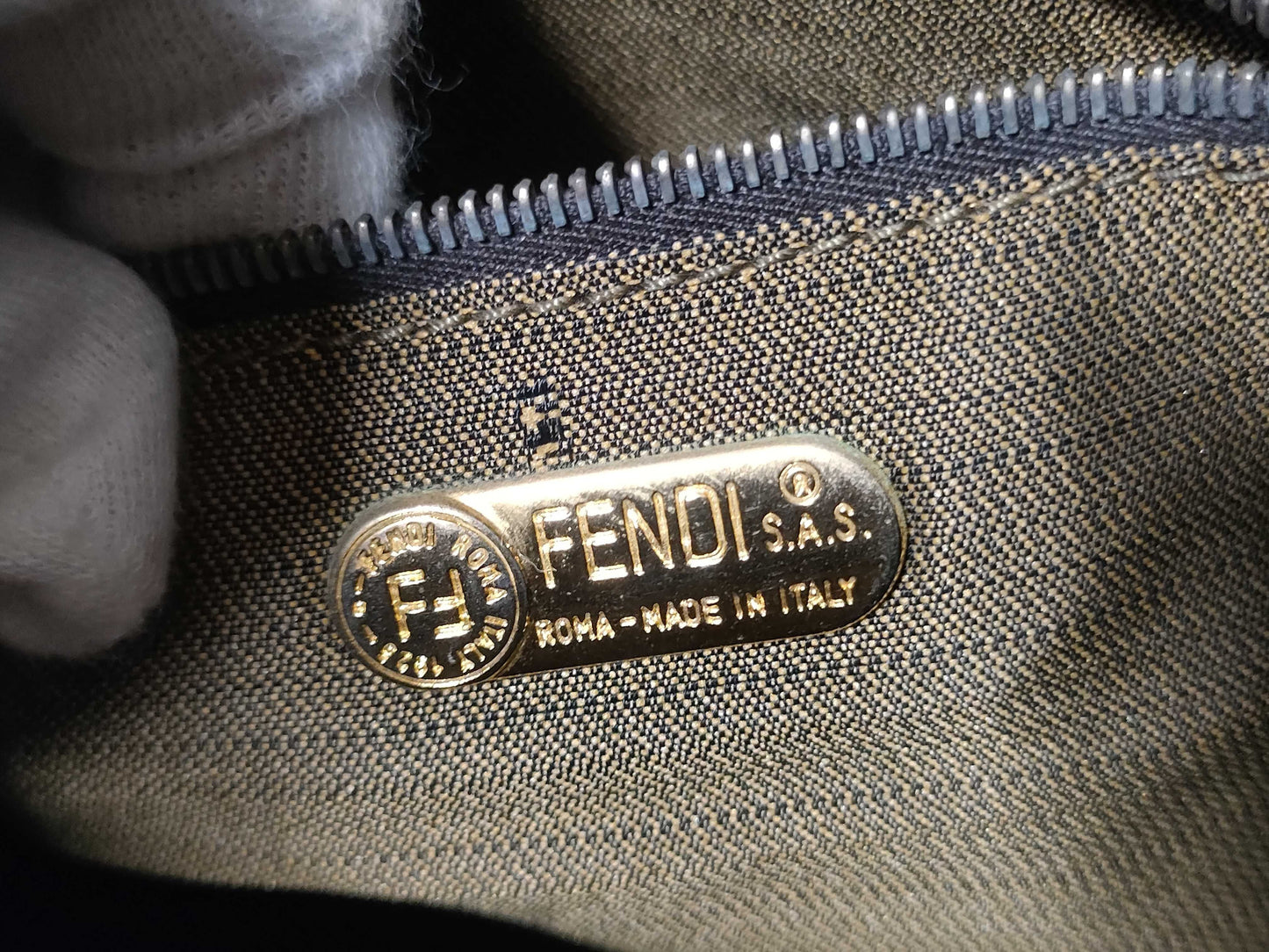 FENDI Zucca pattern one-shoulder shoulder bag