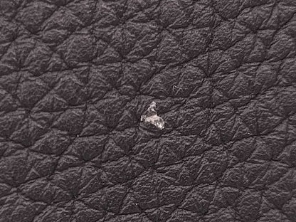 HERMES Birkin 35 handbag with GD hardware, dark gray, unclear year of manufacture stamp