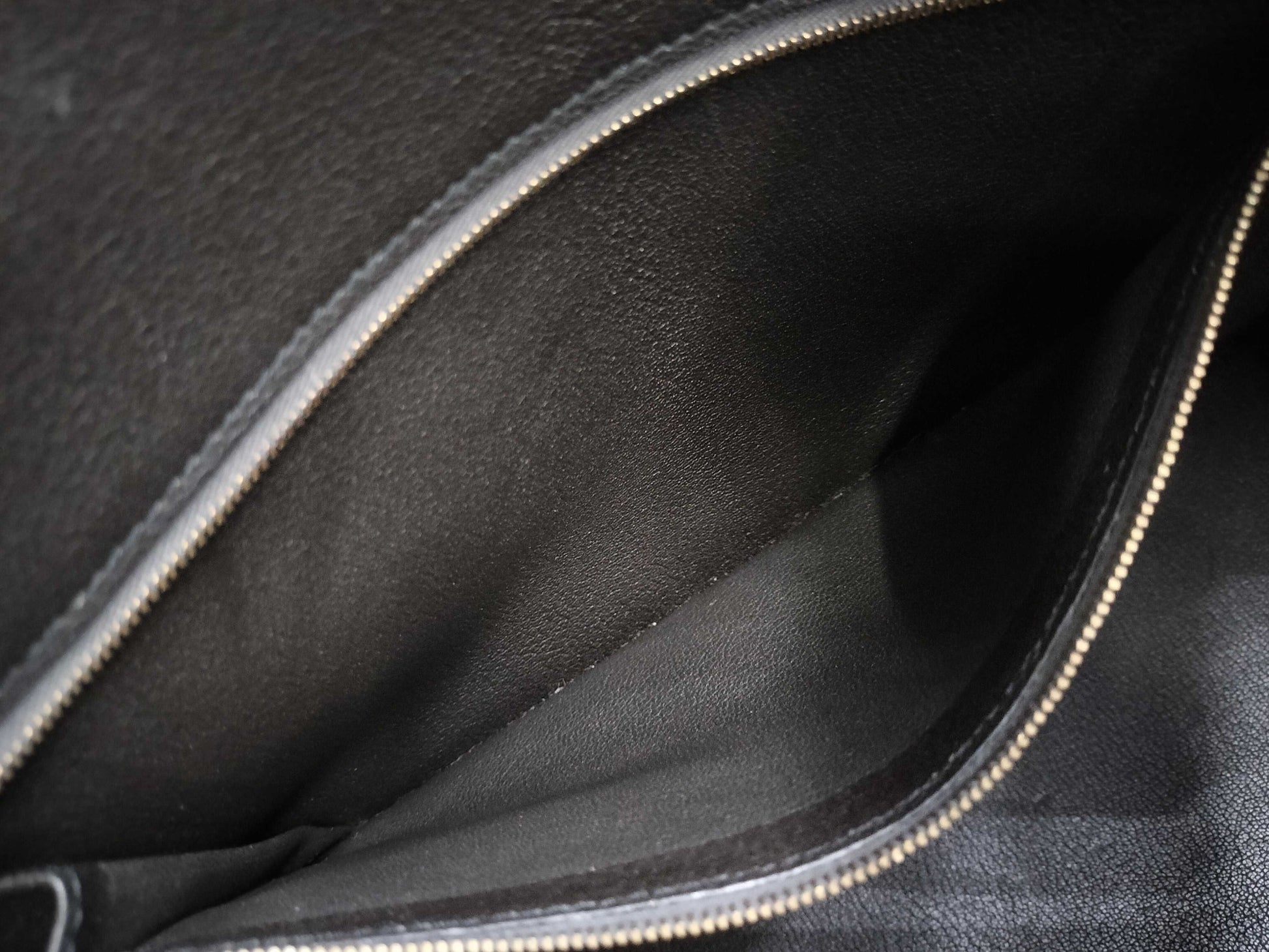 HERMES Birkin 35 handbag with GD hardware, dark gray, unclear year of manufacture stamp