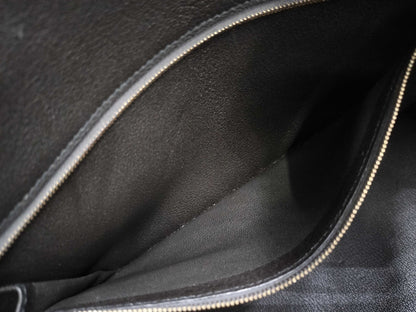 HERMES Birkin 35 handbag with GD hardware, dark gray, unclear year of manufacture stamp
