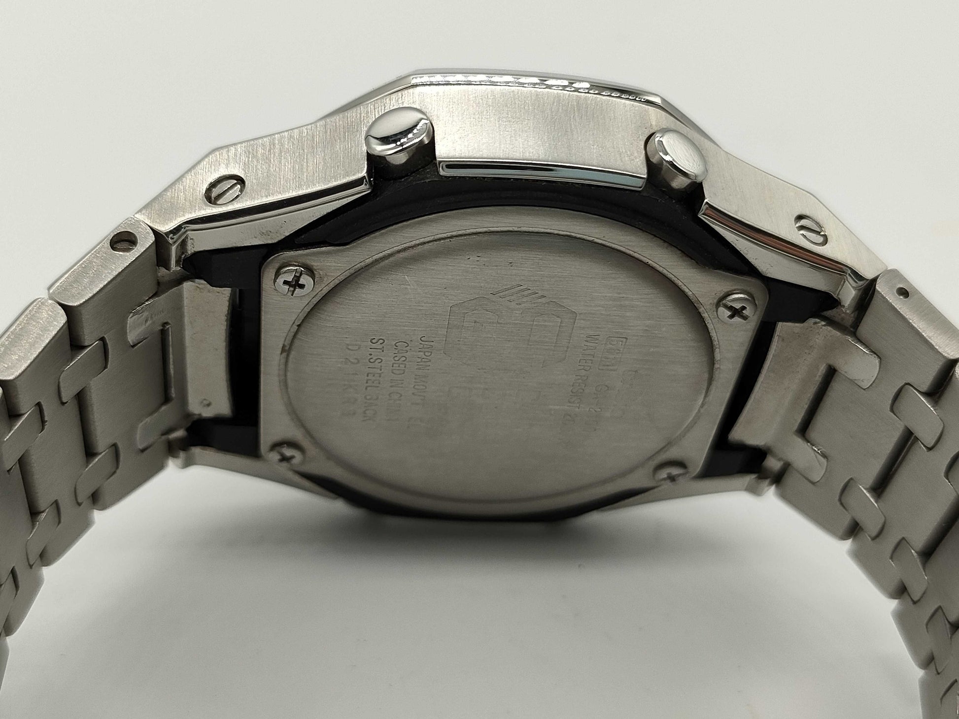 CASIO GA-2100 5611 Frosted Silver Men's Watch