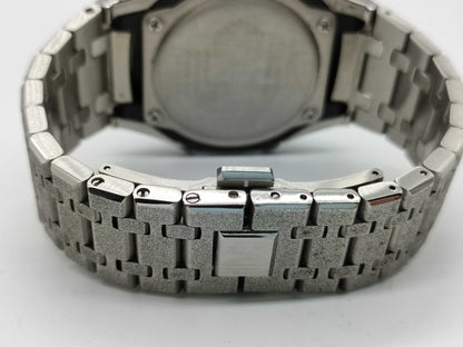 CASIO GA-2100 5611 Frosted Silver Men's Watch