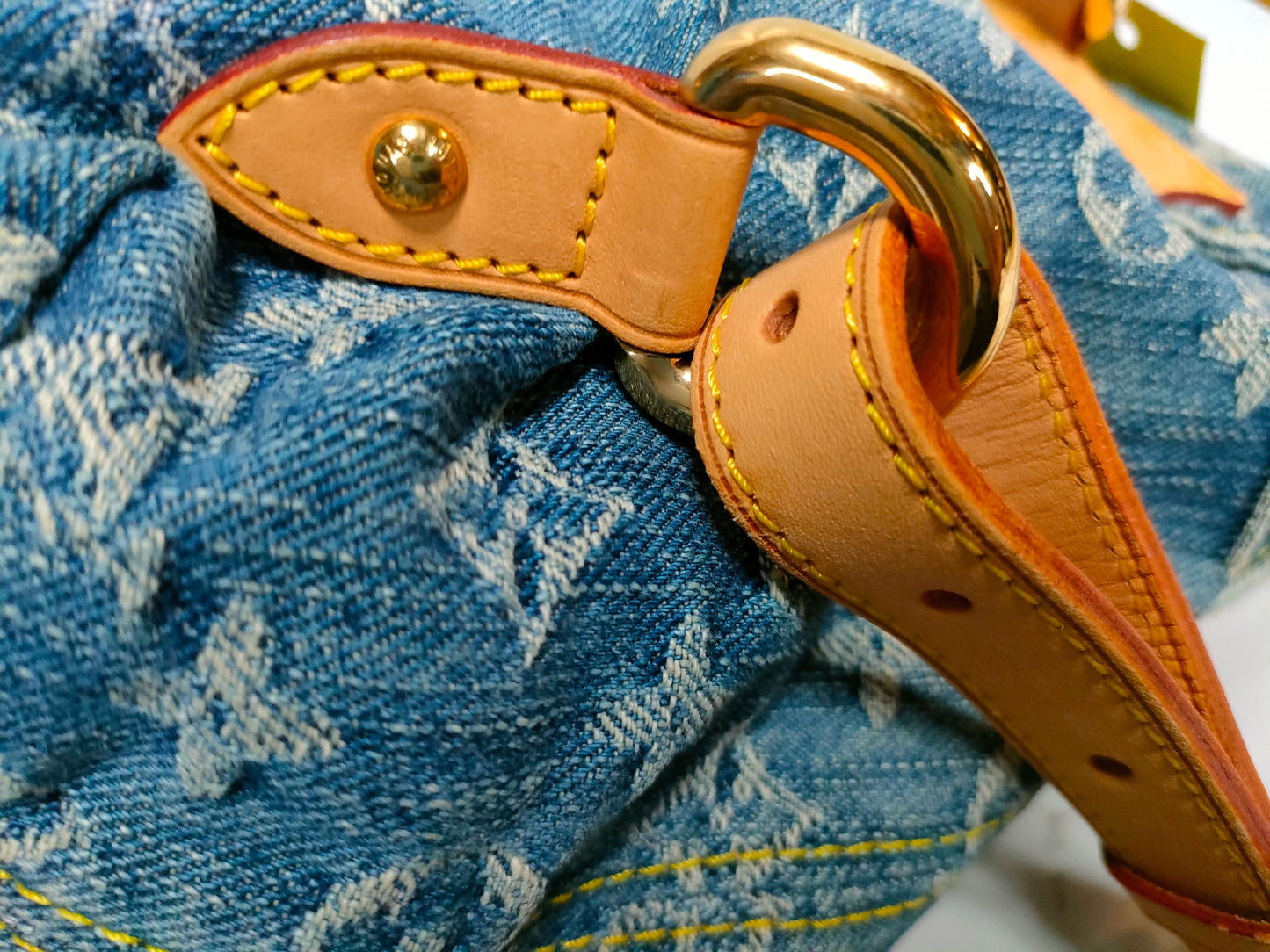 LOUIS VUITTON M95057 Monogram Denim Sac-Ado PM Backpack