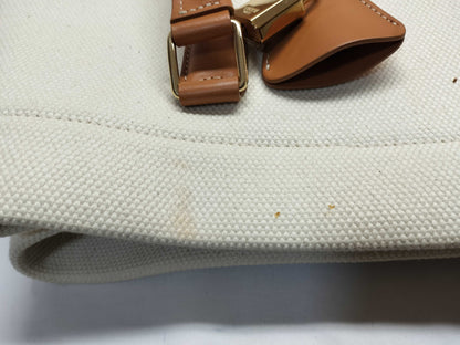 CELINE Horizontal Cabas Canvas Tote Bag