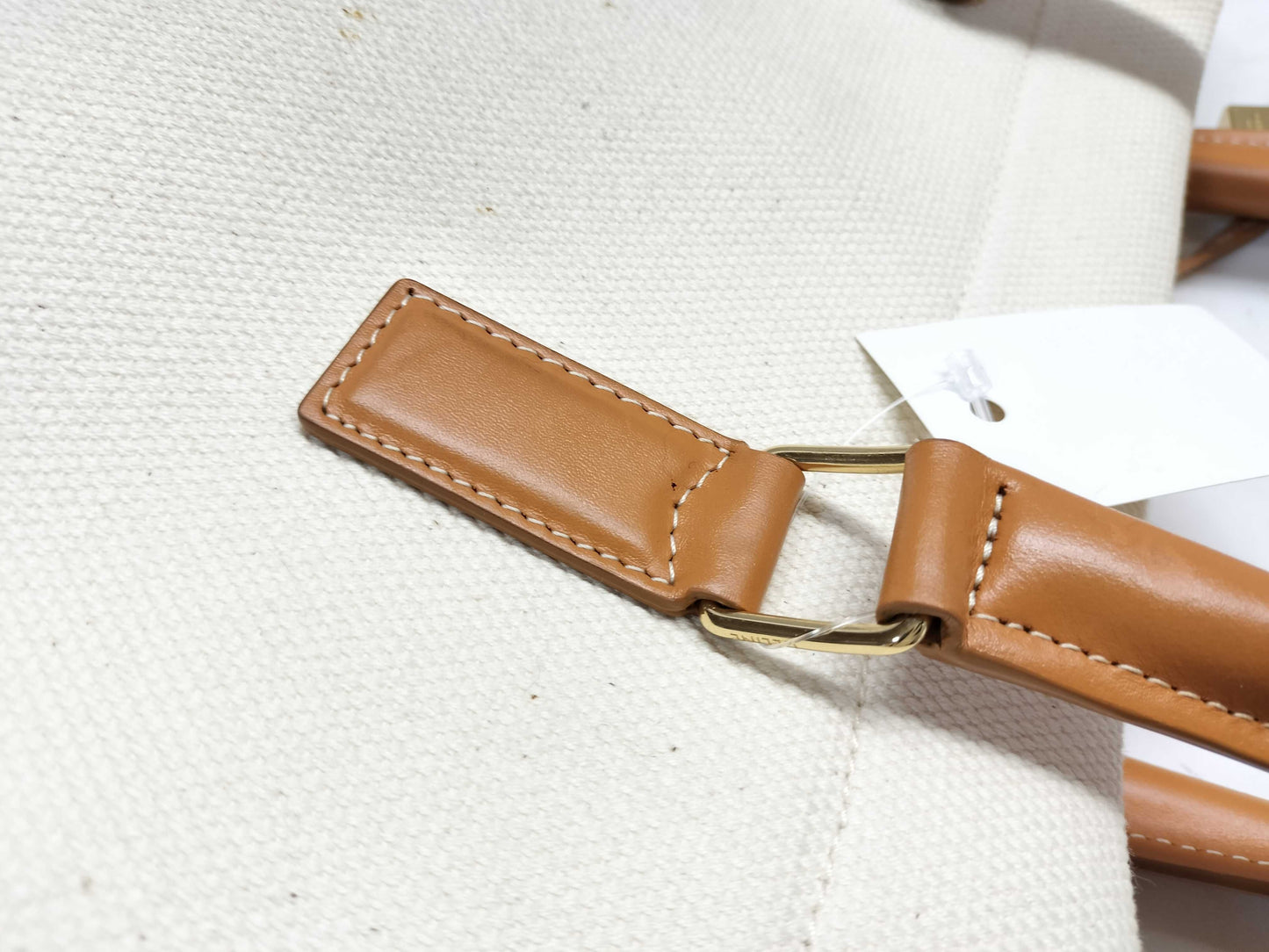 CELINE Horizontal Cabas Canvas Tote Bag