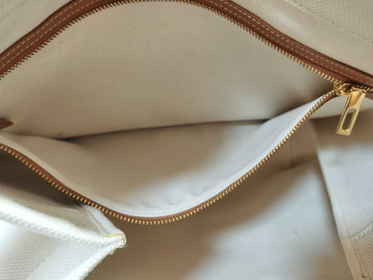 CELINE Horizontal Cabas Canvas Tote Bag