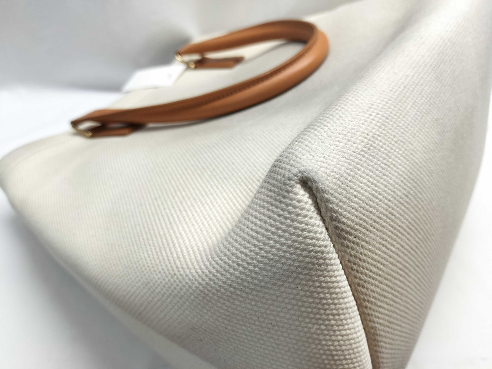 CELINE Horizontal Cabas Canvas Tote Bag