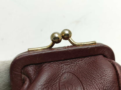 Dior clasp mini wallet, coin purse