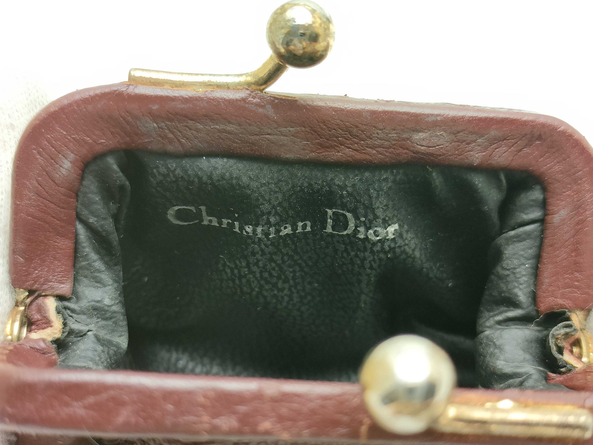 Dior clasp mini wallet, coin purse