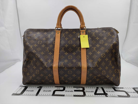 LOUIS VUITTON Monogram Keepall 50 Boston Bag