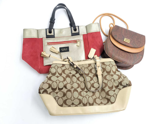 ETRO/COACH/FURLA 3-piece handbag