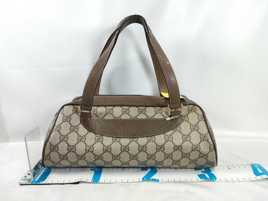 GUCCI GG Supreme PVC Old One-Shoulder Handbag
