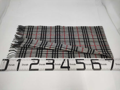 BURBERRY Scarf/Nova Check/Gray/Wool Scarf