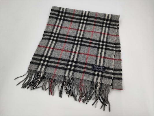 BURBERRY Scarf/Nova Check/Gray/Wool Scarf