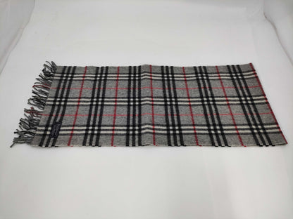 BURBERRY Scarf/Nova Check/Gray/Wool Scarf
