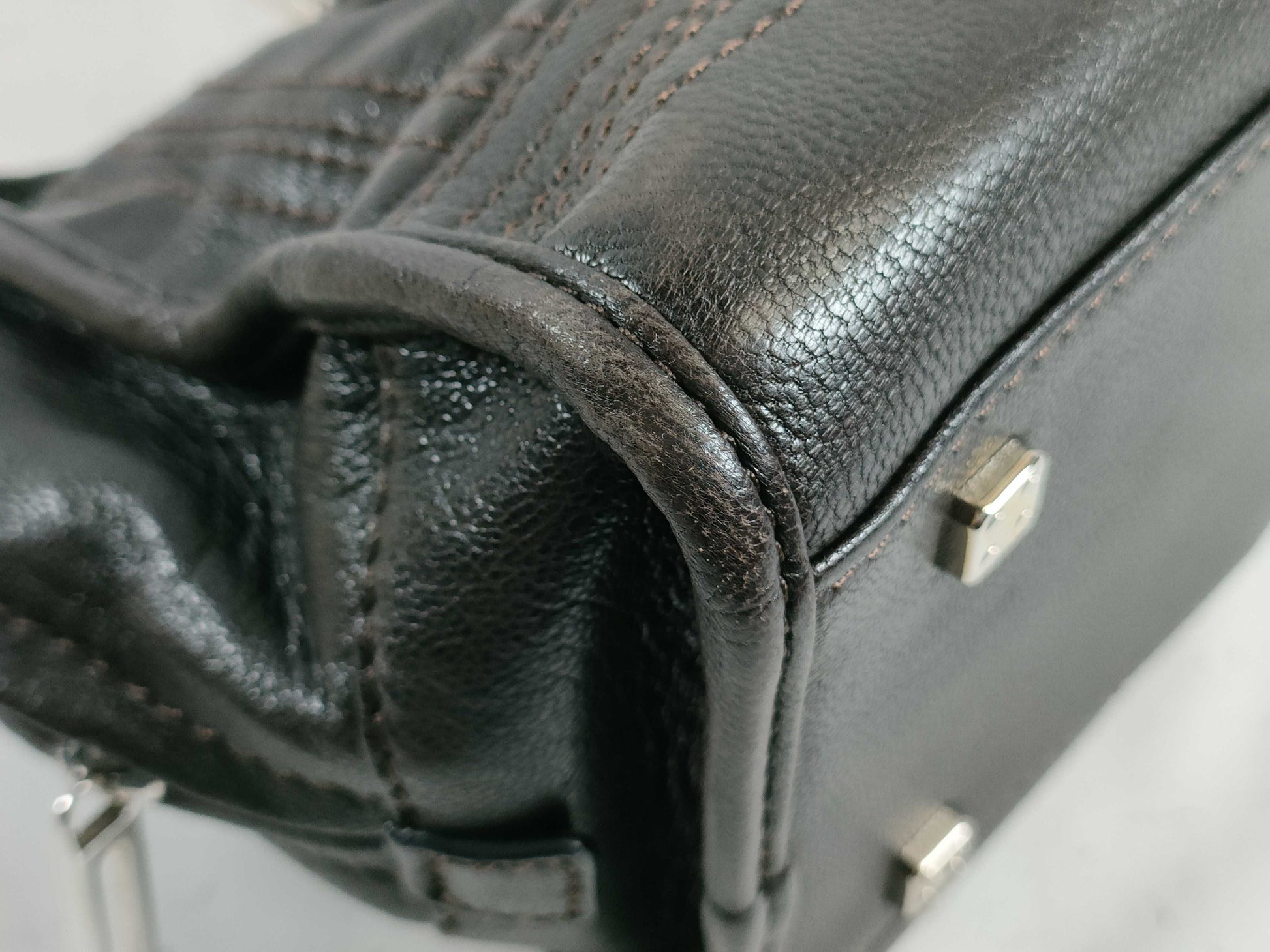 LOEWE Amazona 28 Dark Brown Handbag