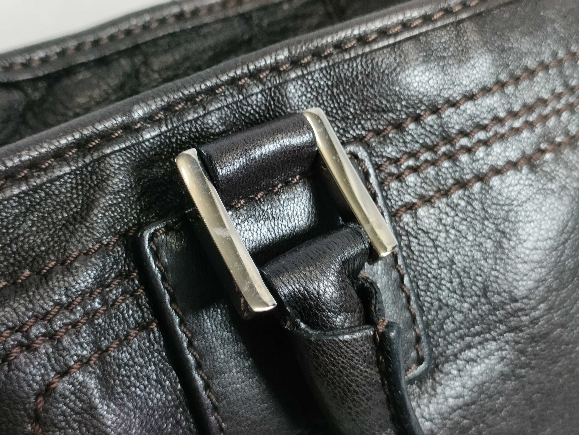 LOEWE Amazona 28 Dark Brown Handbag