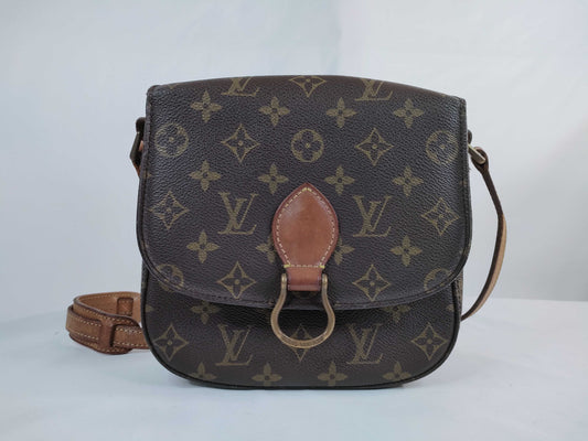 LOUIS VUITTON M51244 Monogram Mini Saint-Cloud Shoulder Bag