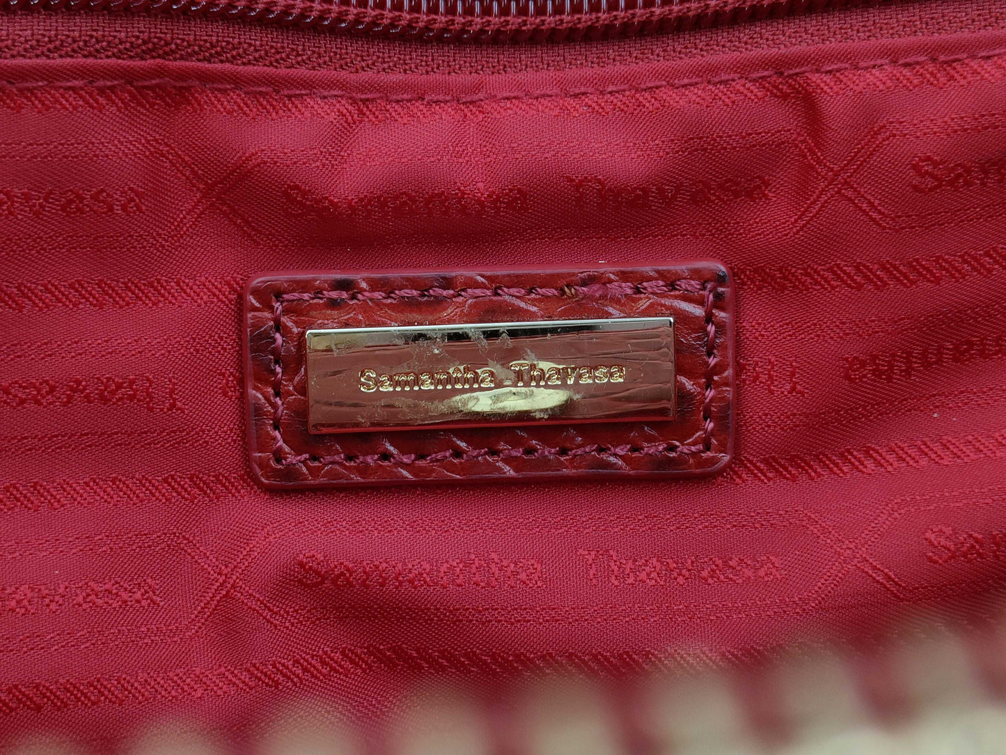 COACH Signature Handbags: 2 Samantha Thavasa bags and 1 Marc Jacobs bag. Total of 4 handbags.