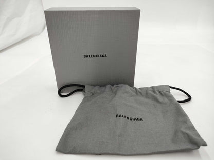 BALENCIAGA Bifold Zippy Wallet Leather Wallet