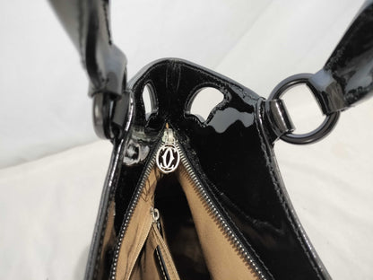 Cartier Enamel Handbag Black Handbag