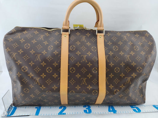 LOUIS VUITTON M41424 Monogram Keepall 55 Boston Bag