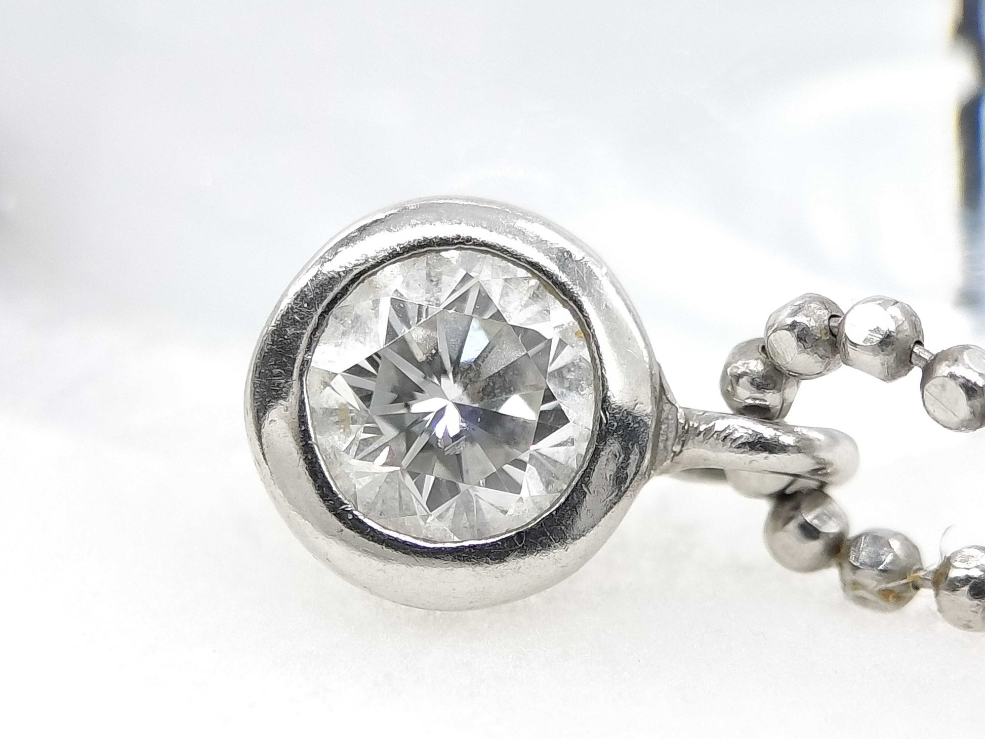 D0.20ct PT900/850 2.7g Necklace 