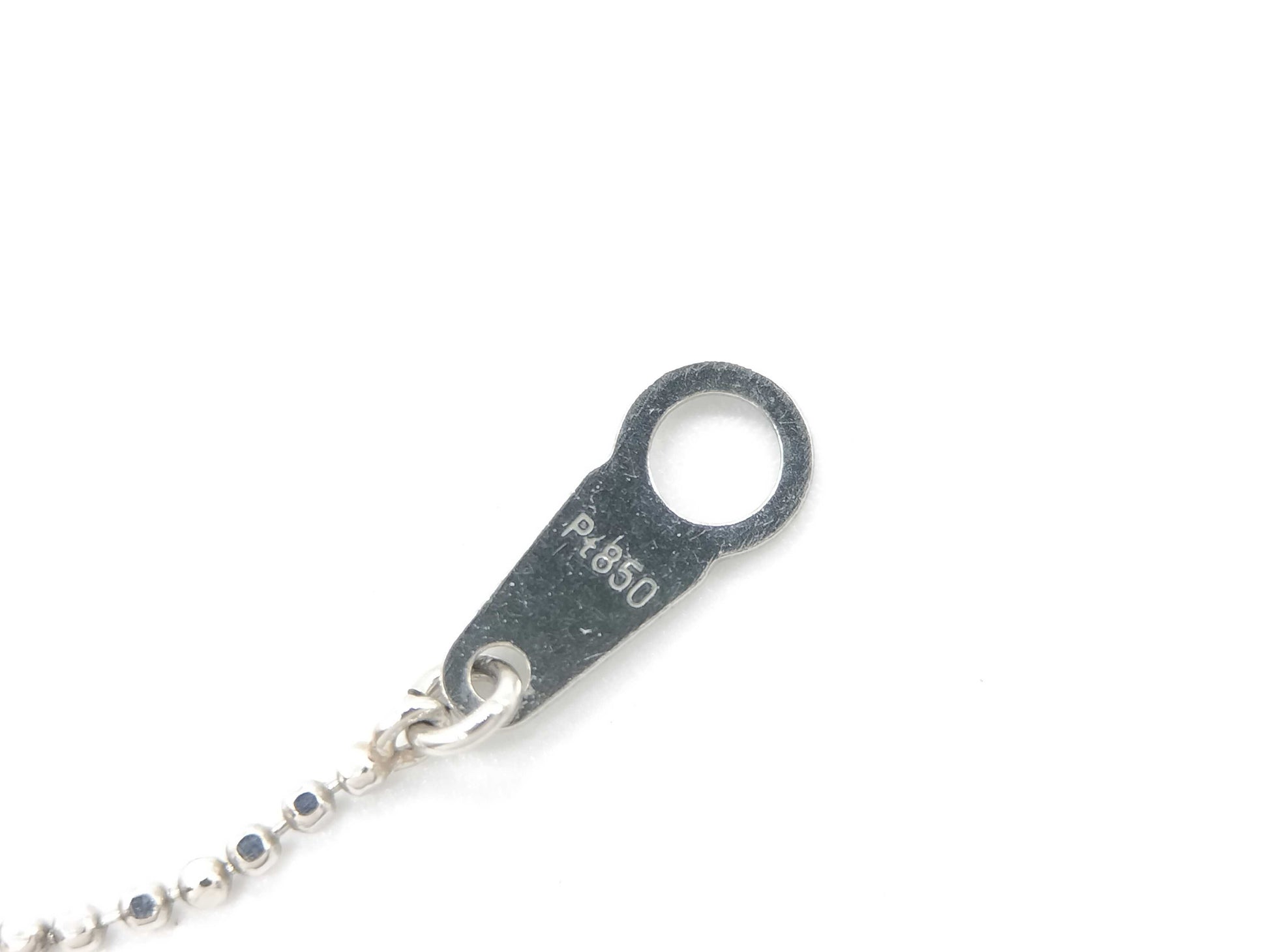D0.20ct PT900/850 2.7g Necklace 