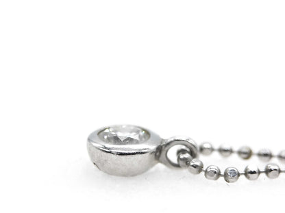 D0.20ct PT900/850 2.7g Necklace 
