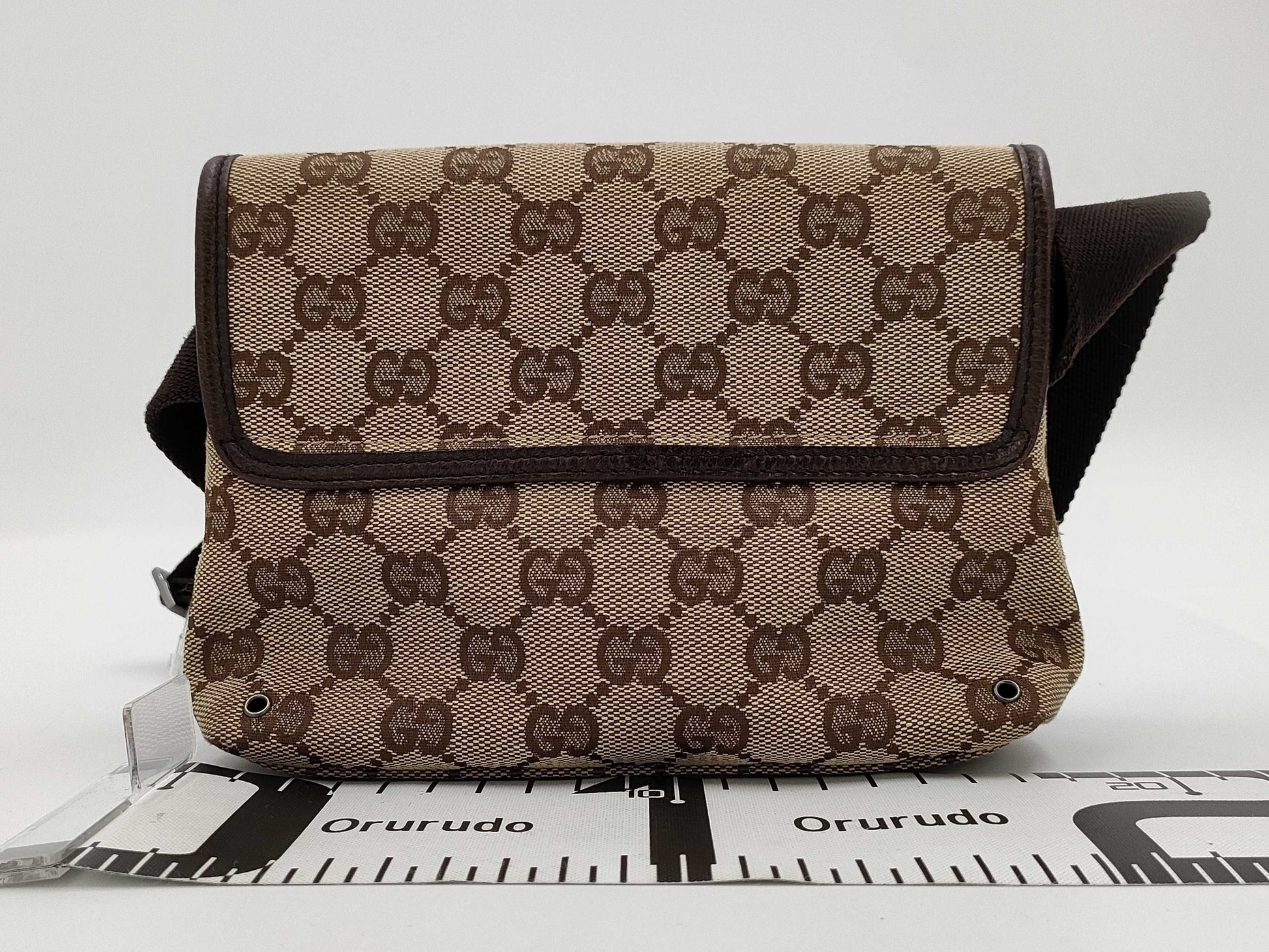 GUCCI GG Canvas Waist Pouch 92543 001998 Shoulder Bag
