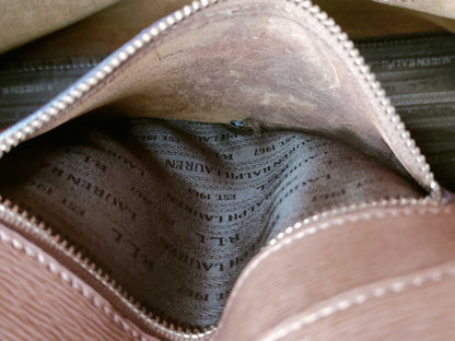 Ralph LAUREN Leather 2-Way Bag Handbag