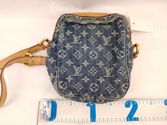 LOUIS VUITTON Monogram Denim M95348 Camera Bag Shoulder Bag