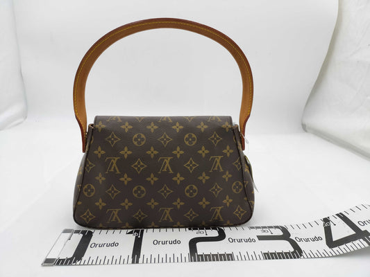 LOUIS VUITTON Monogram M51147 Mini Looping Handbag