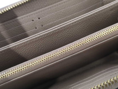 LOUIS VUITTON Monogram Empreinte/Tourterelle Creme Wallet
