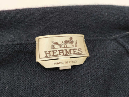 HERMES 100% Cashmere Knit Cardigan