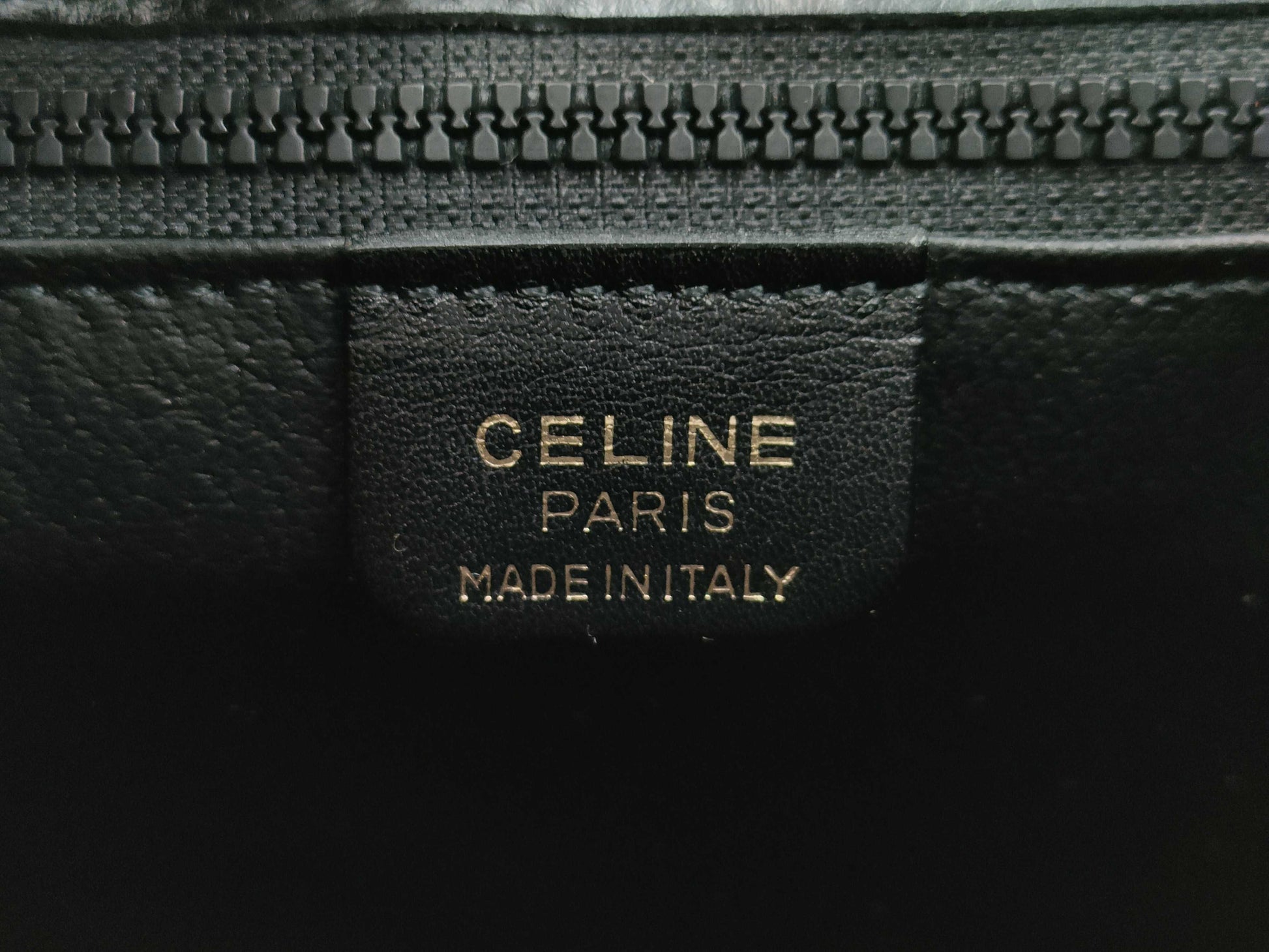 CELINE Shoulder Bag Leather Vintage Shoulder Bag