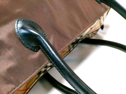 BOTTEGA VENETA Burberry nylon/enamel handbag set 