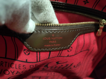 LOUIS VUITTON M40155 Damier Neverfull MM M40155 Mo Tote Bag