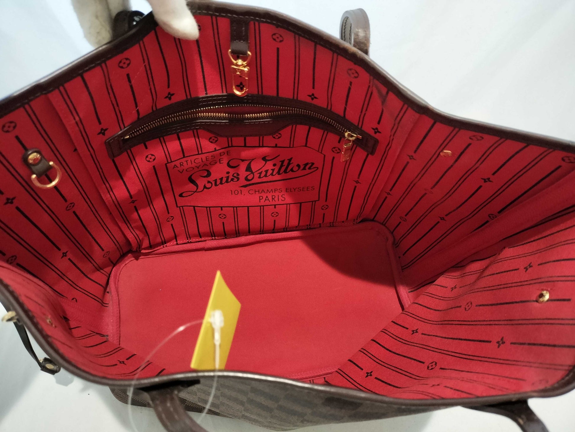 LOUIS VUITTON M40155 Damier Neverfull MM M40155 Mo Tote Bag