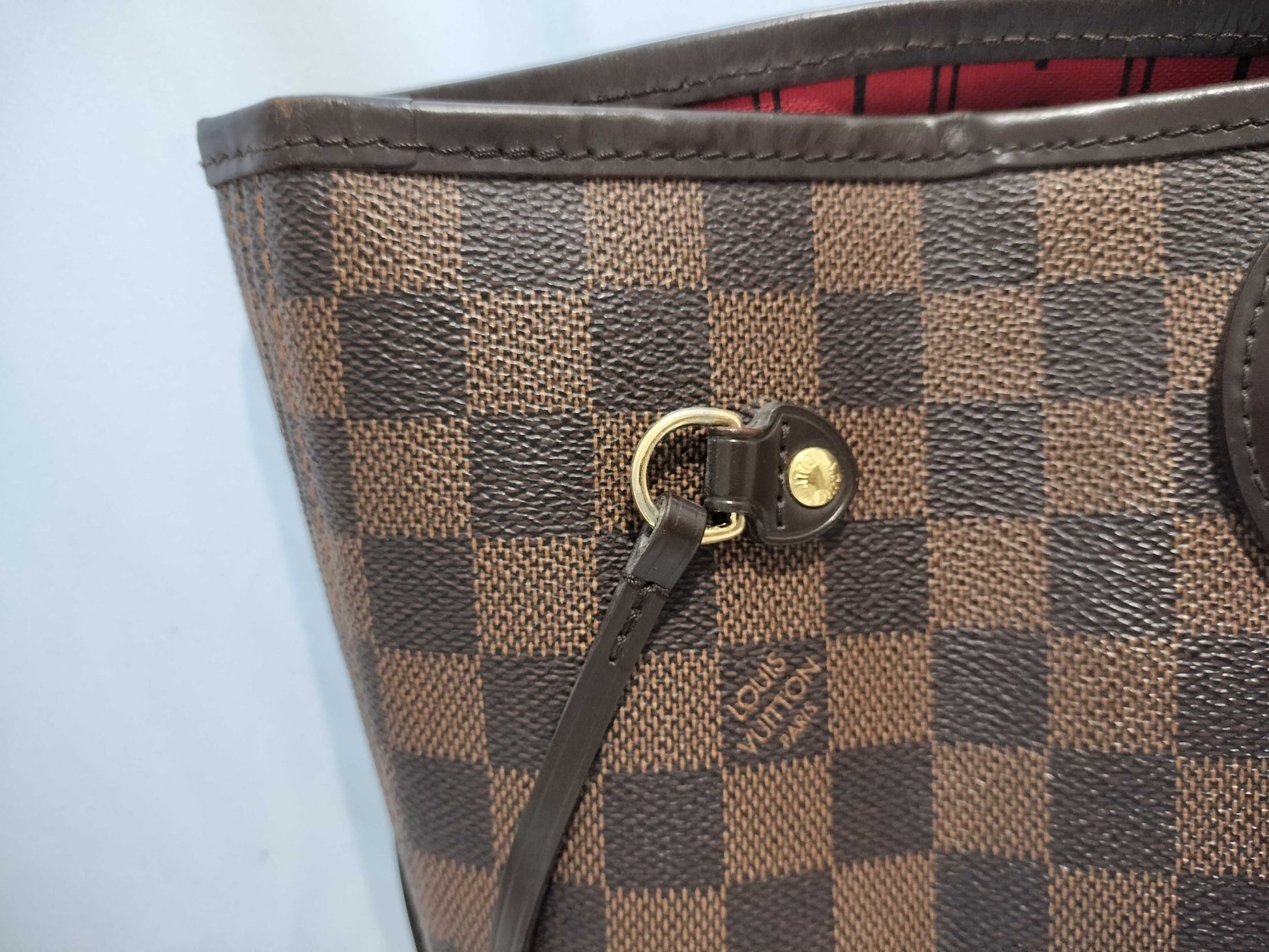 LOUIS VUITTON M40155 Damier Neverfull MM M40155 Mo Tote Bag