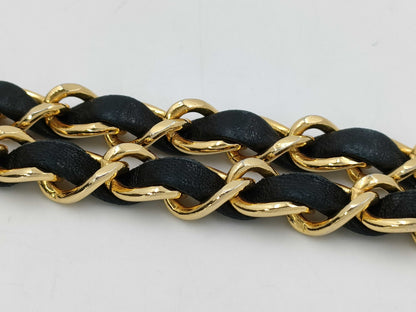 CHANEL Lambskin Matelasse Chain Shoulder Turnlock Shoulder Bag
