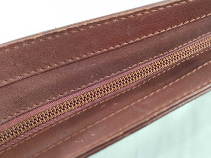Cartier Must Must Line Leather Clutch Bag Bordeaux Second Bag
