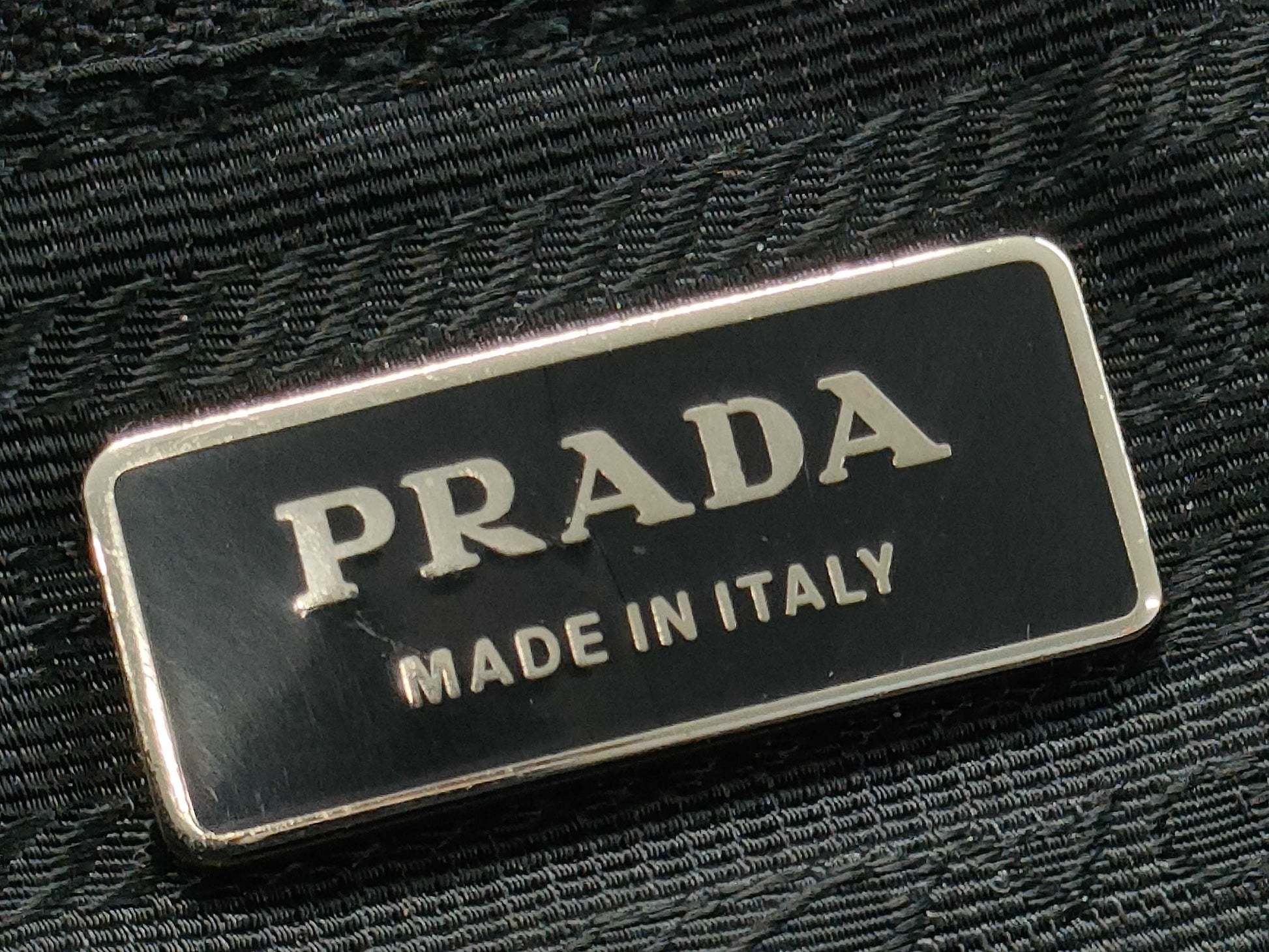 PRADA nylon messenger shoulder bag