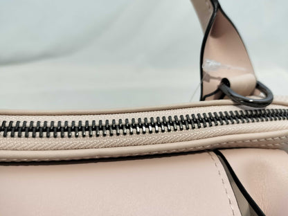 LONG CHAMP Pliage Mini All Leather 2-Way Handbag with Strap and Dust Bag